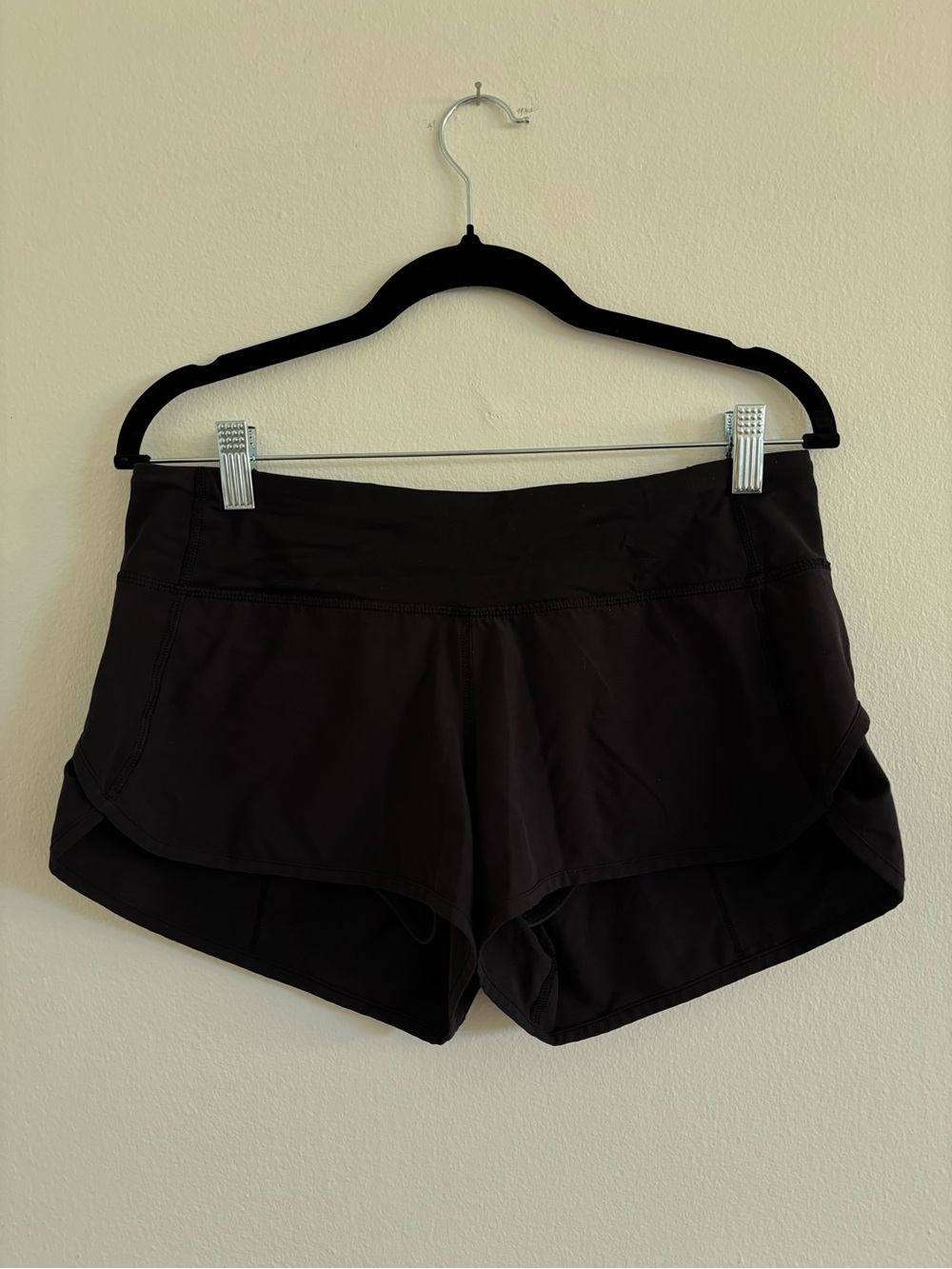 lululemon athletica Black Layered Running Shorts